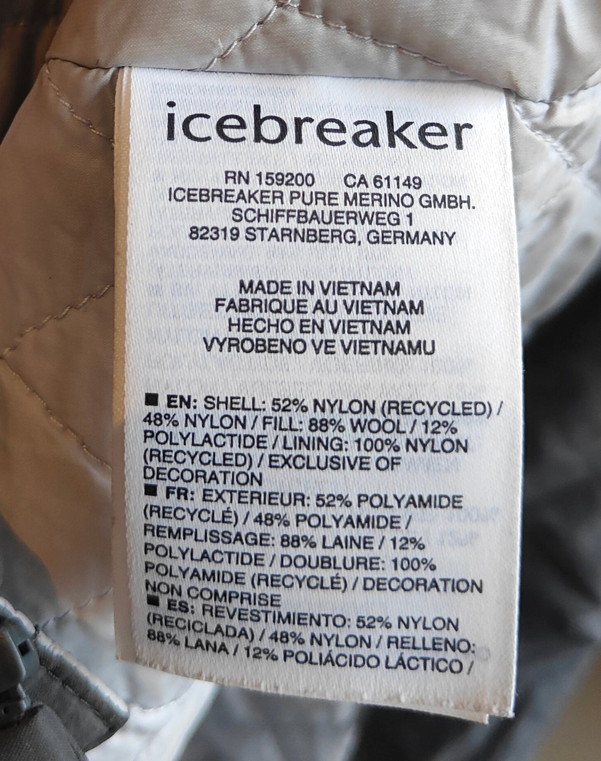 Icebreaker MerinoLoft Jacket – Women's M (Slate)