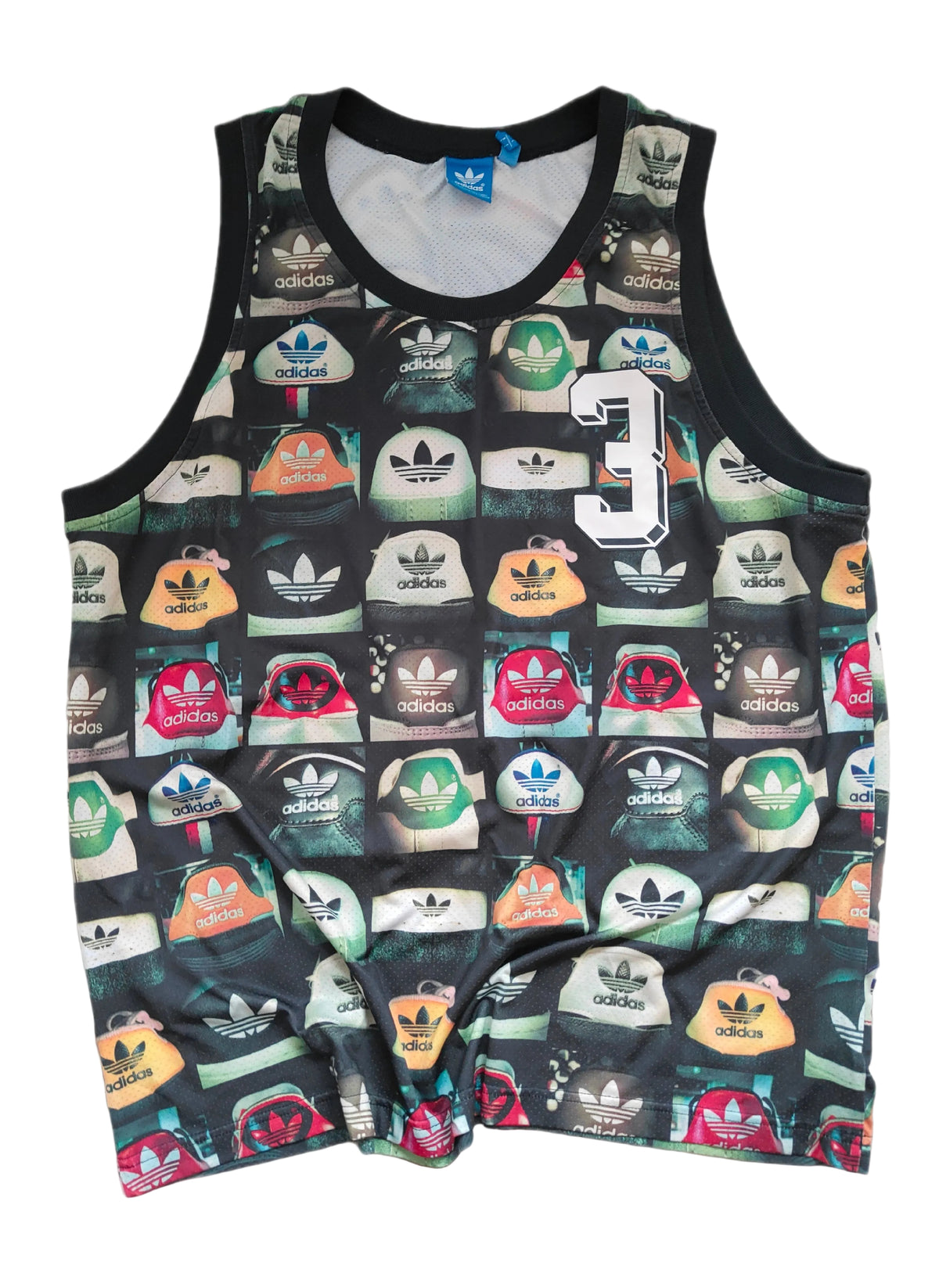 Adidas Originals AOP Sneakers Basketball Jersey Tank