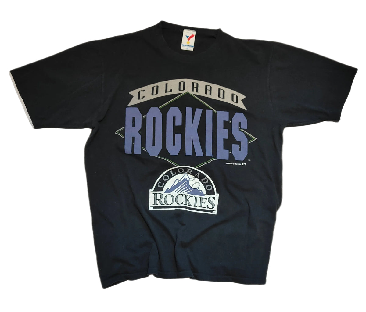 Vintage 1992 Colorado Rockies MLB T-Shirt – Artex Sportswear – Men's Large