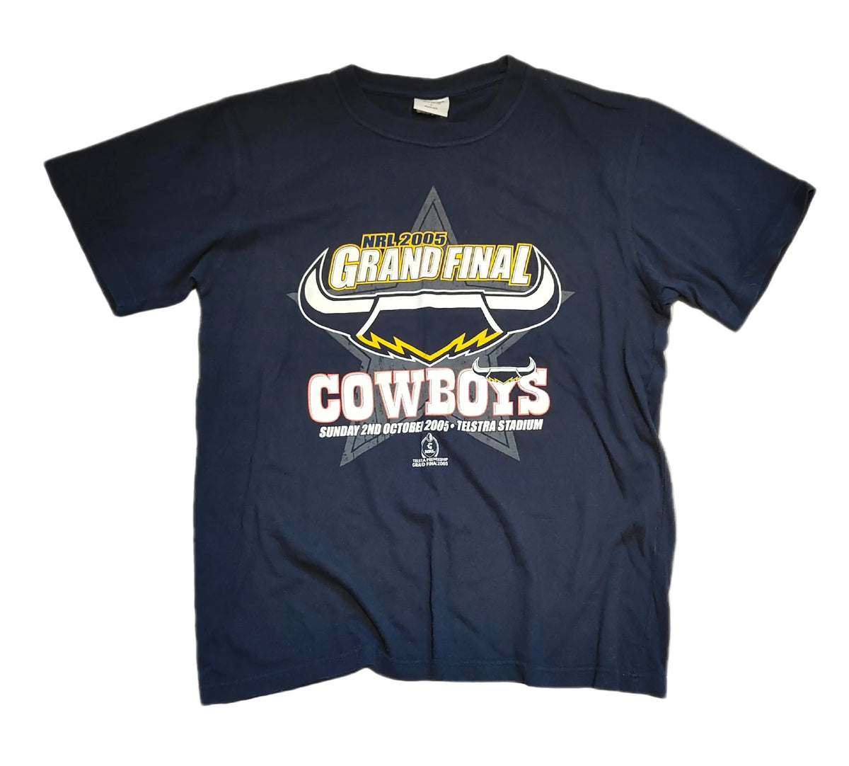 2005 NRL Grand Final North Queensland Cowboys T-Shirt – Men's Large