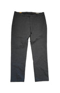 Bugatti Modern Fit Trousers — Charcoal Micro-Pattern | Size 38/36