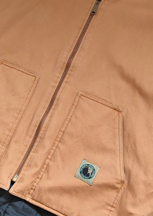 Berne Apparel Canvas Work Vest — Vintage Duck Brown
