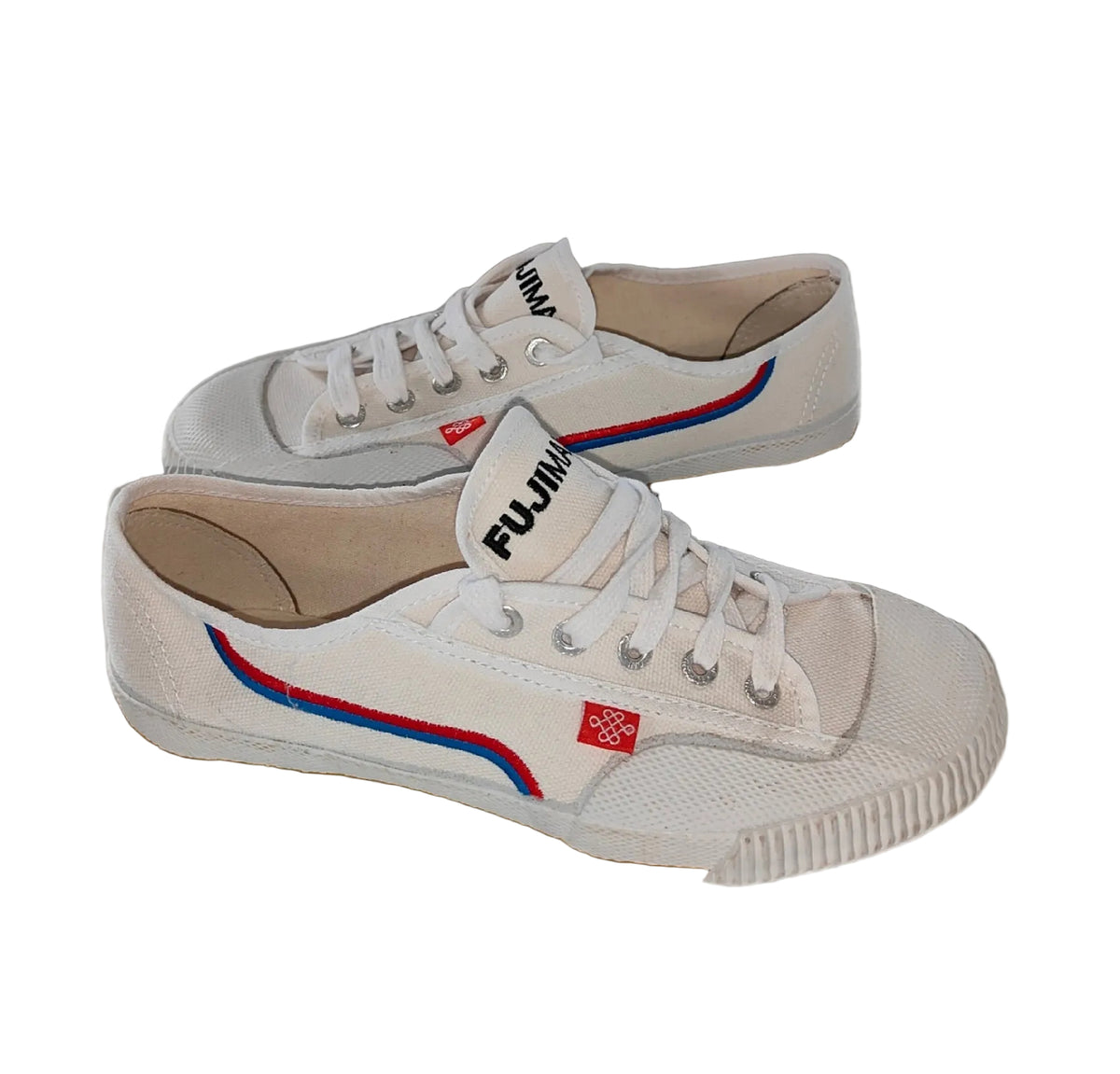 Fujimae Canvas Sneakers — White / Gum | Near New