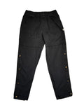 Carré Paris // France Side-Snap Utility Pants — Black — Size S