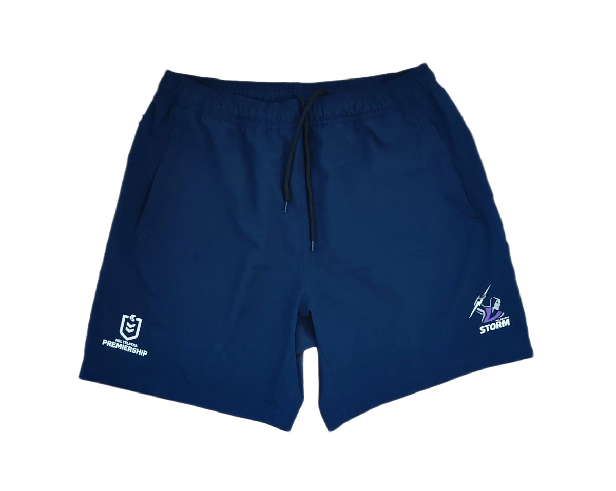 Melbourne Storm NRL Telstra Premiership Performance Shorts – Excellent Condition