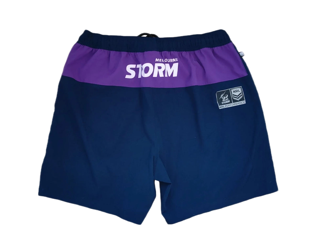 Melbourne Storm NRL Telstra Premiership Performance Shorts – Excellent Condition