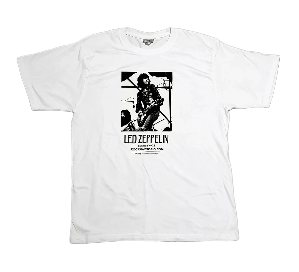 Led Zeppelin Sydney 1972 Band Tee — Rock Aid Concert Print