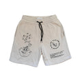I Love Ugly Graphic Sweat Shorts — Stone size M
