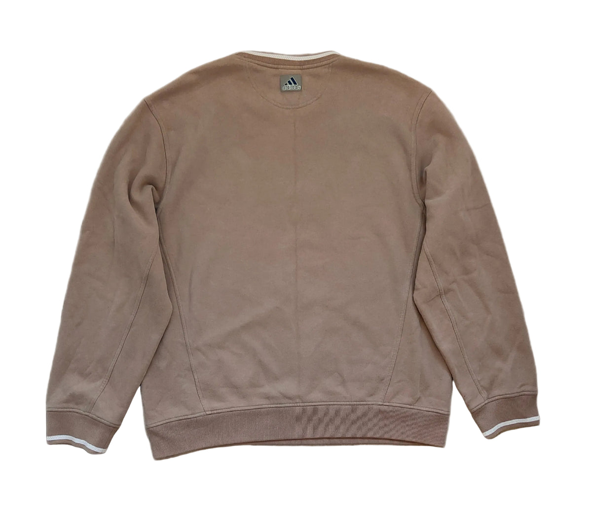Adidas Crewneck Sweatshirt — Camel / Teal