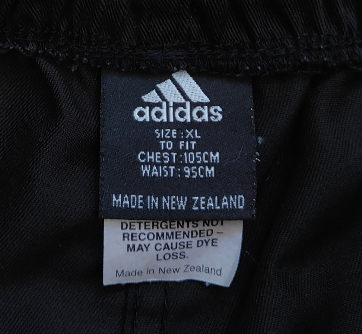 Adidas 3-Stripe Sport Shorts – Men's XL – Made in New Zealand – Vintage