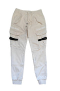 Carré Paris Napoleon Cargo Joggers — Sand/White Ombré