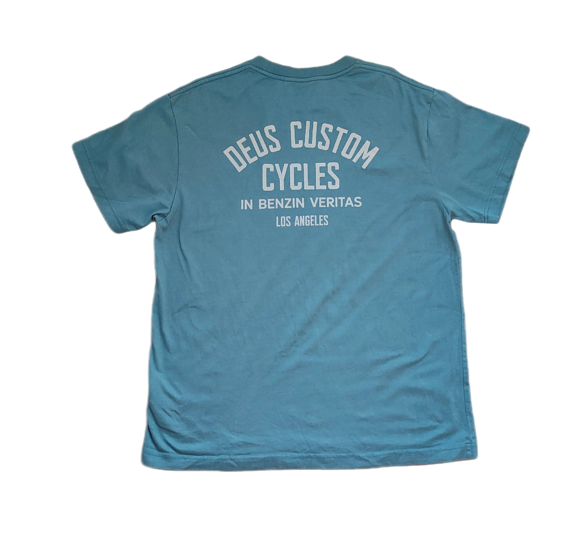 Deus Ex Machina Custom Cycles Tee — Slate Blue (Men's L)