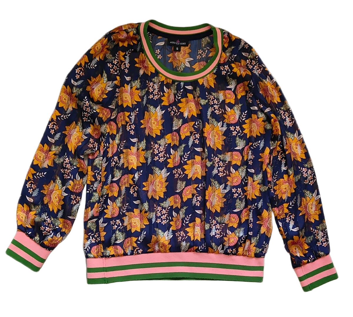 Augustine Floral Print Blouse — Size S