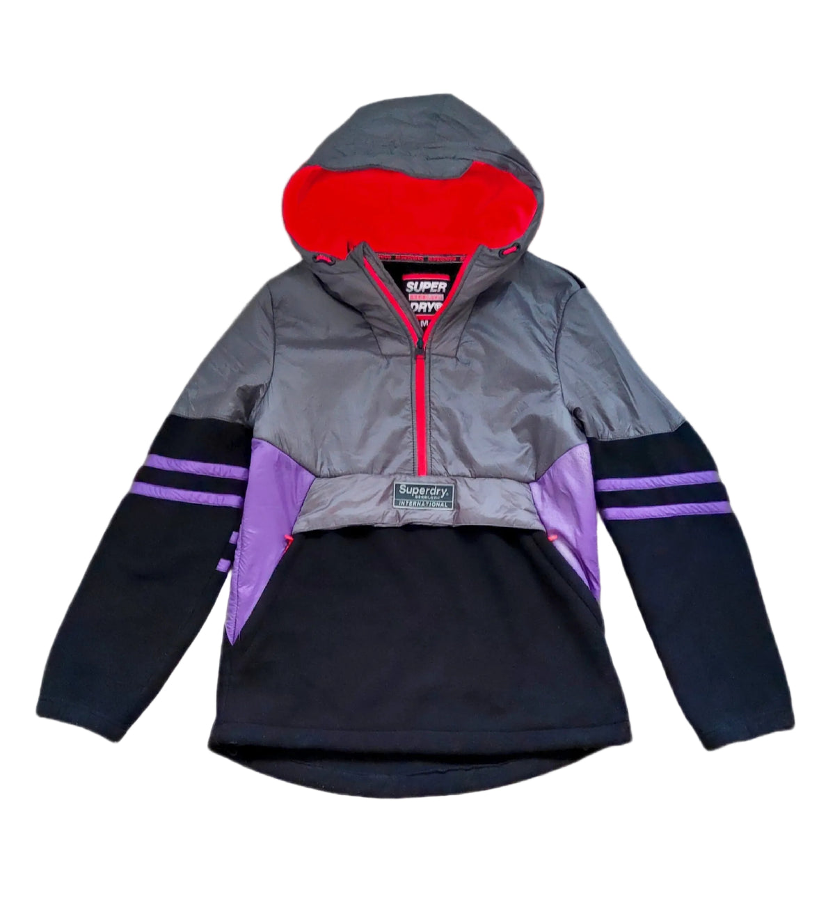 Superdry International Colour Block Anorak Jacket – Women's M
