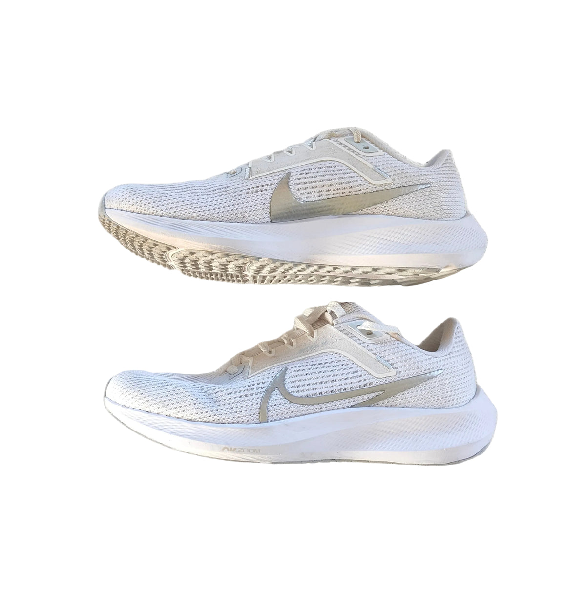 Pre-owned Nike Air Zoom Pegasus 11 — White/Silver (Women's US 9.5)