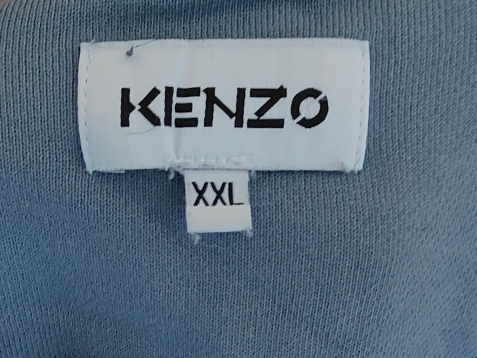 Kenzo Paris Tiger Sweatshirt — Steel Blue / XXL