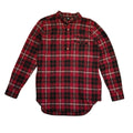 Thing Thing Tartan Flannel Shirt — Red/Black