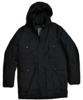 Jack & Jones Men's Tech Parka Jacket — Black — Size M