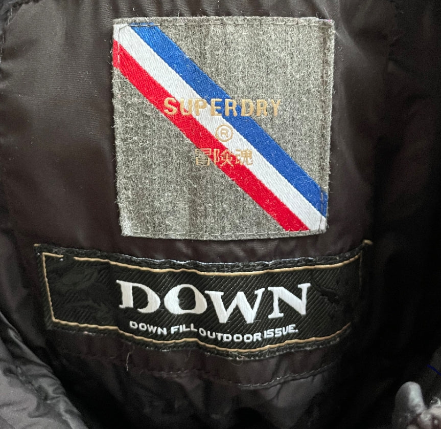 Superdry Down Fill Outdoor Issue Puffer Jacket — Men's L