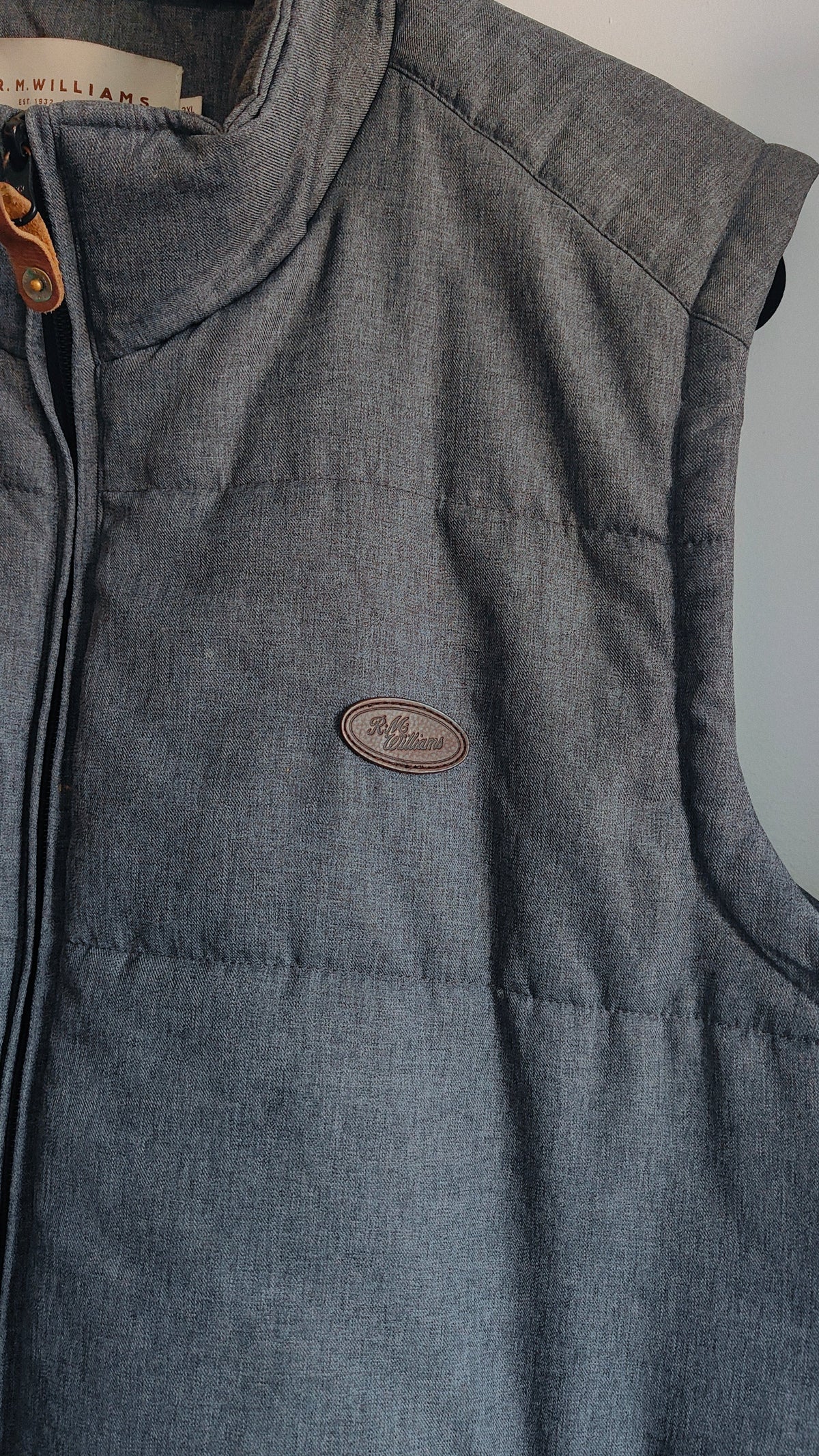R.M. Williams Quilted Vest — 3XL