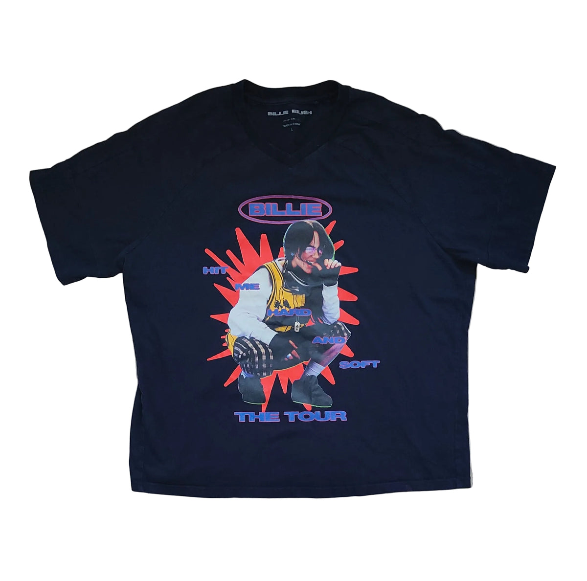 Billie Eilish Hit Me Hard and Soft Tour Tee – Size L