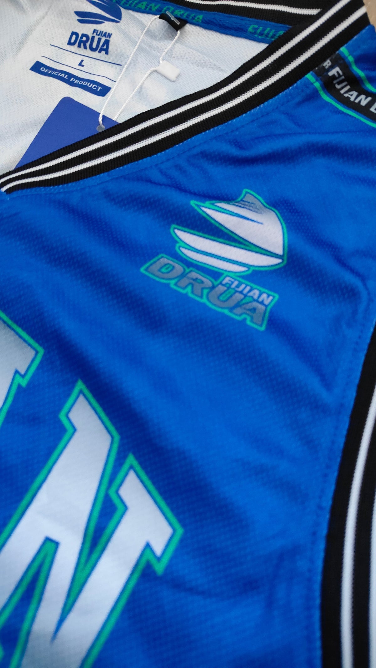 Fijian Drua #25 Basketball Jersey — Factory Second (Size L)