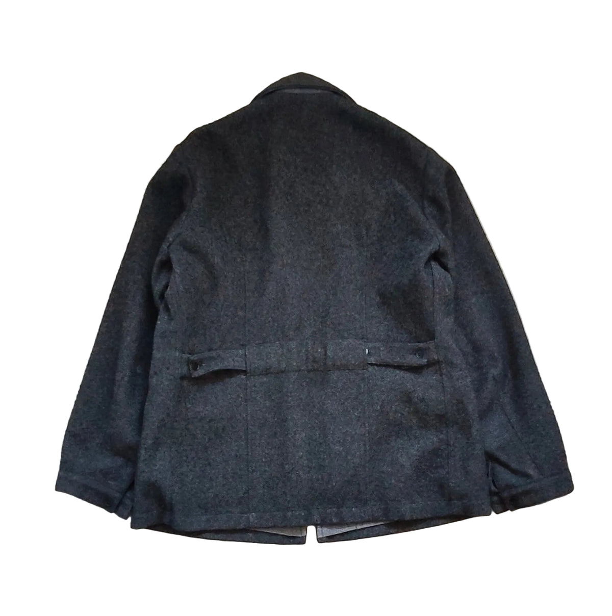 Swanndri 100% Pure Virgin Wool Zip Jacket — Charcoal Tweed | XOS (106cm)