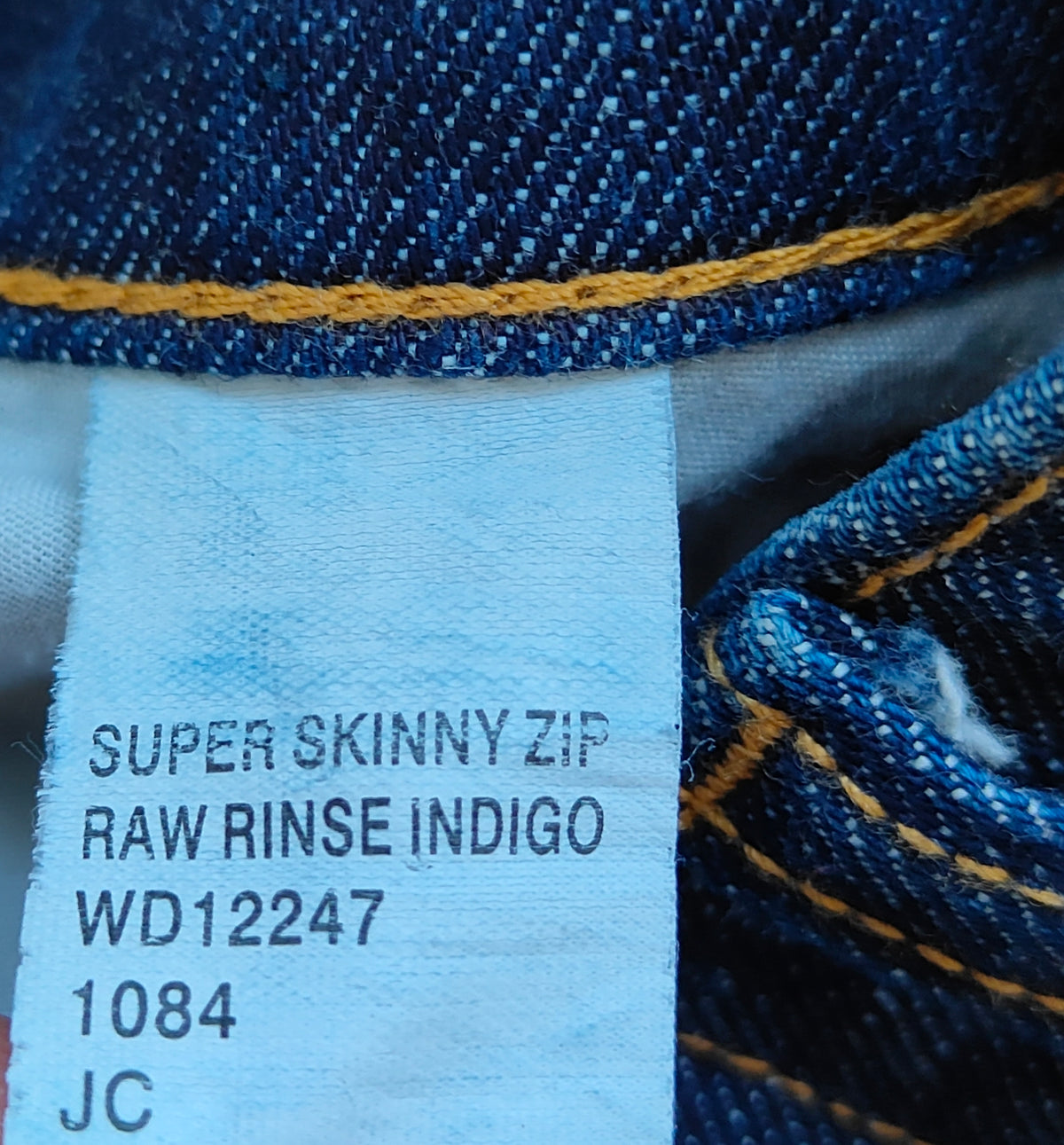 Ksubi Slim Fit Jeans — Dark Indigo | Cross Embroidery |27" Near New