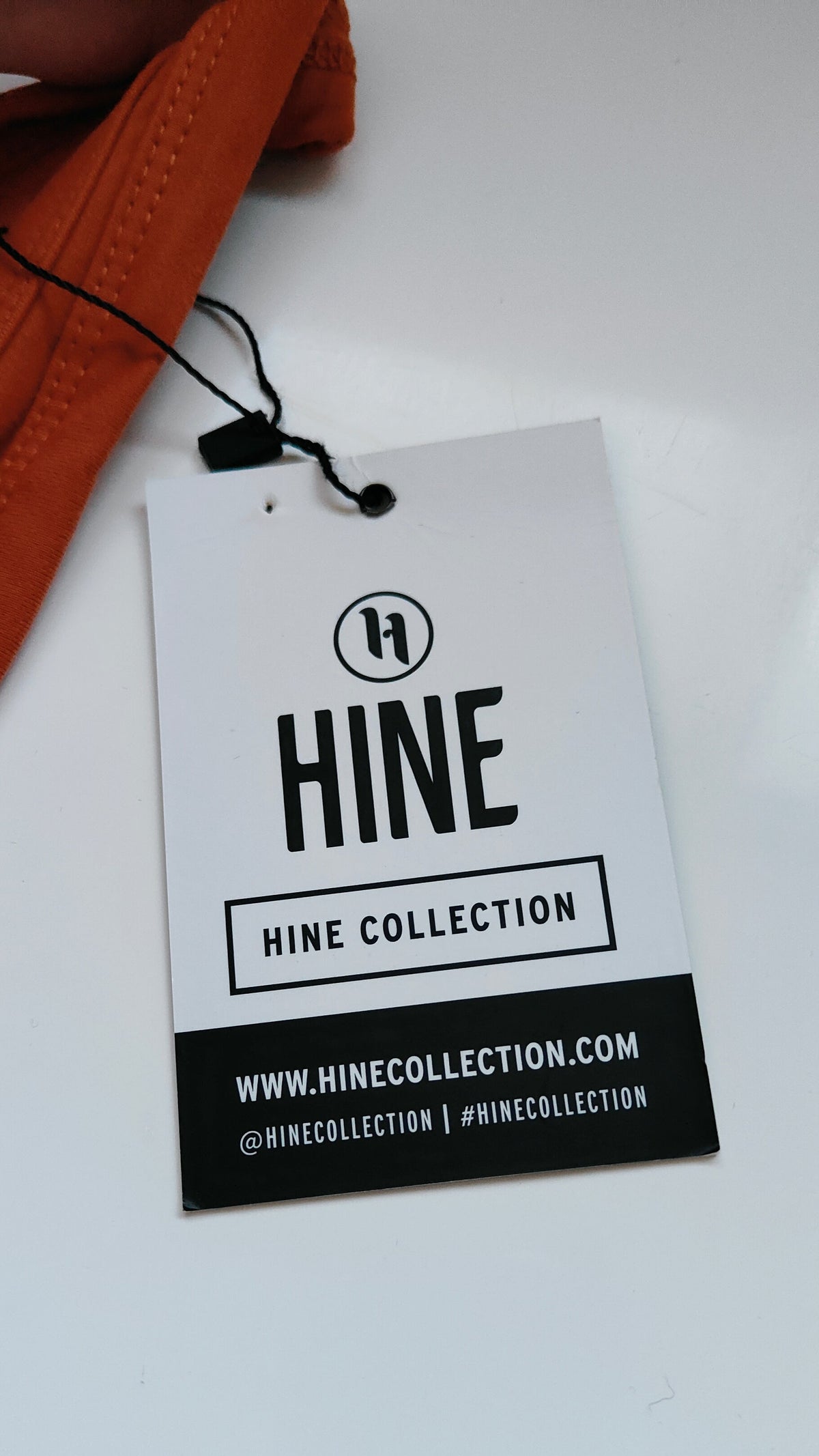 Hine Collection Racerback Tank — Burnt Orange / Women's S