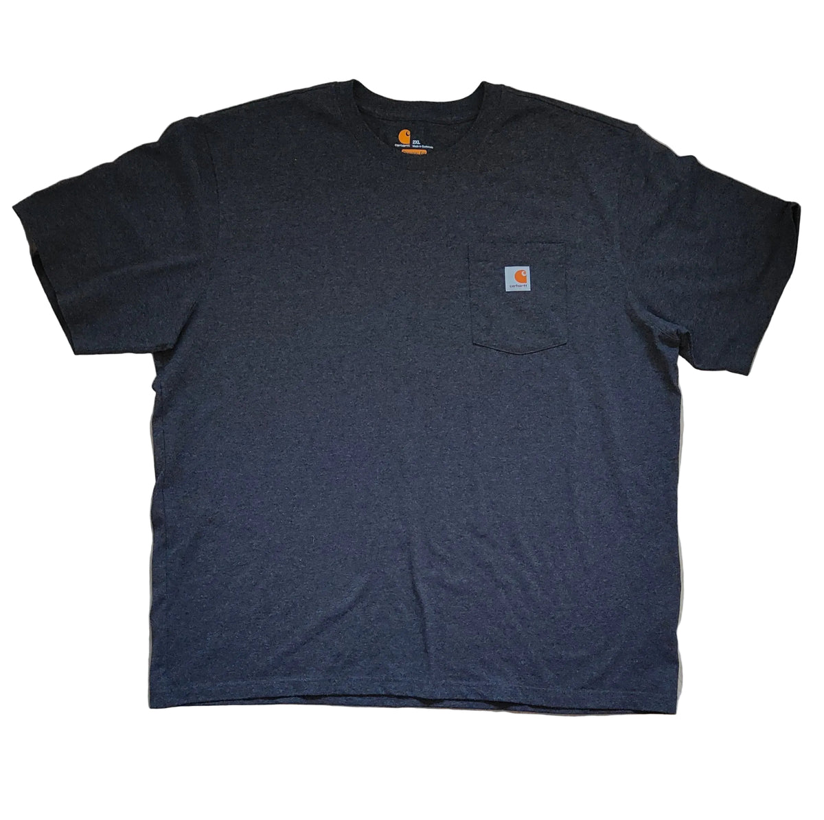 Carhartt K87 Pocket Tee — Carbon Heather / 2XL