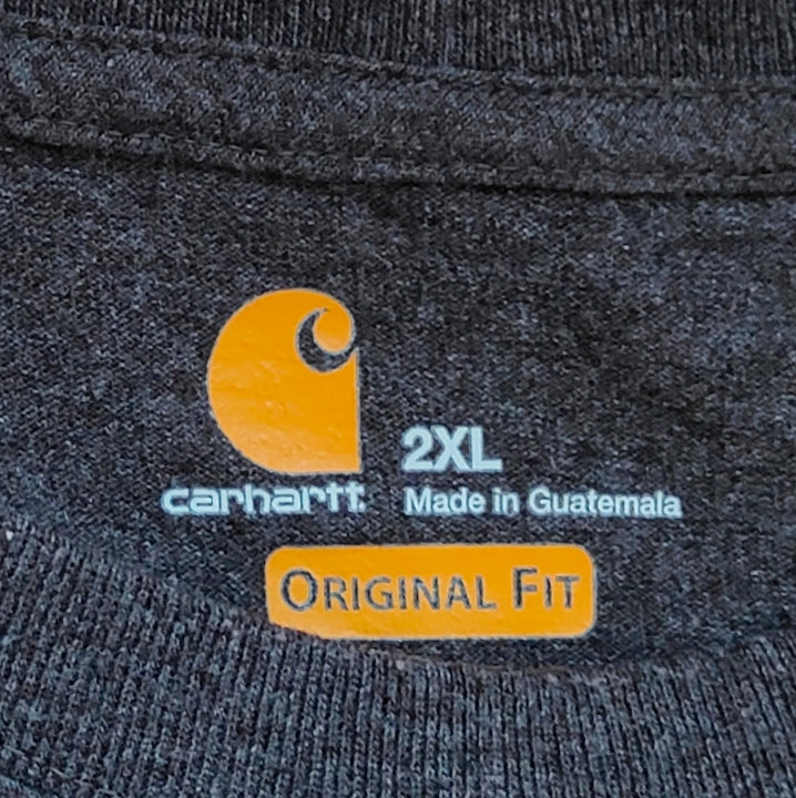 Carhartt K87 Pocket Tee — Carbon Heather / 2XL