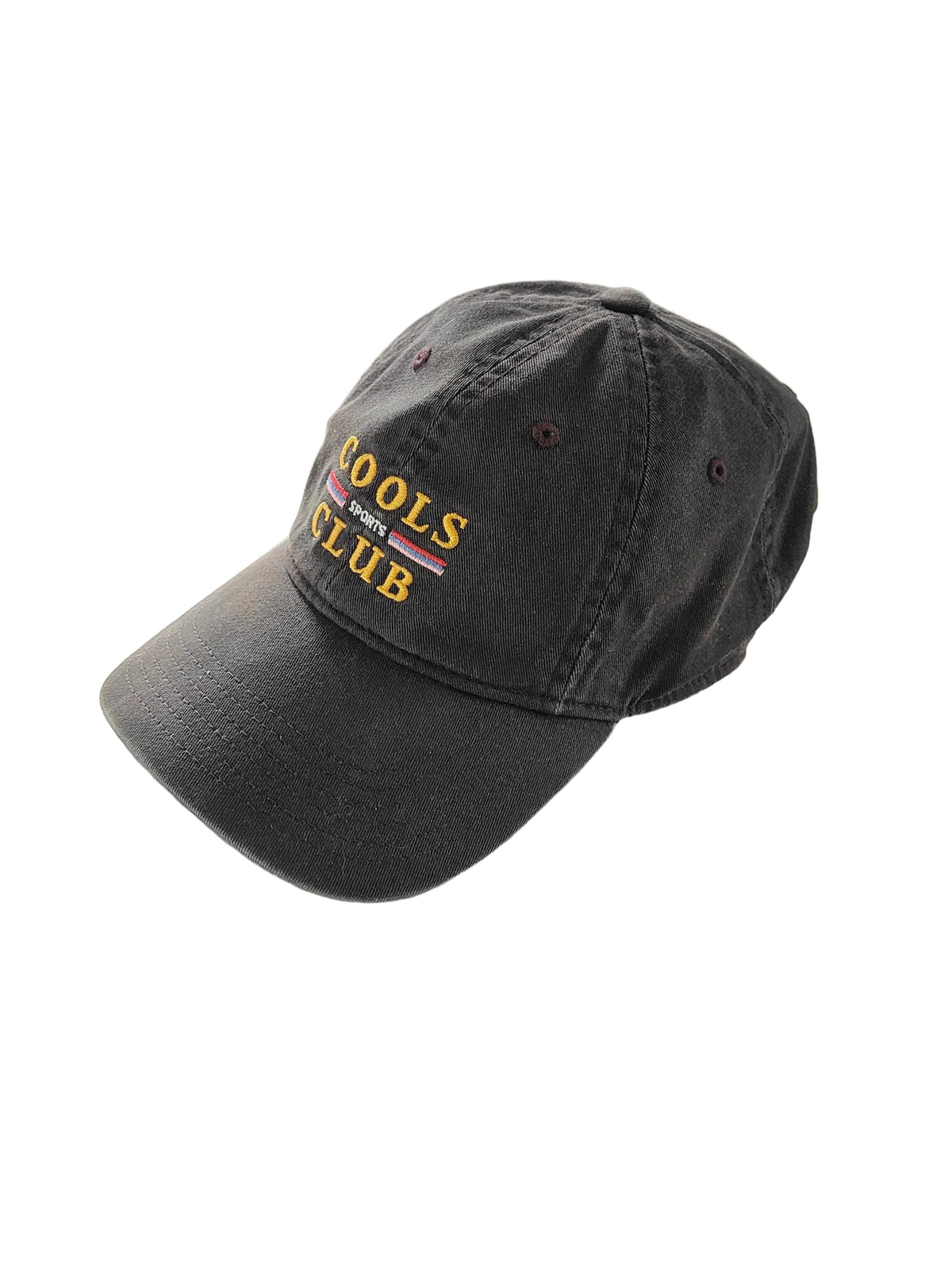 Barney Cools Sports Club Dad Cap — Washed Charcoal