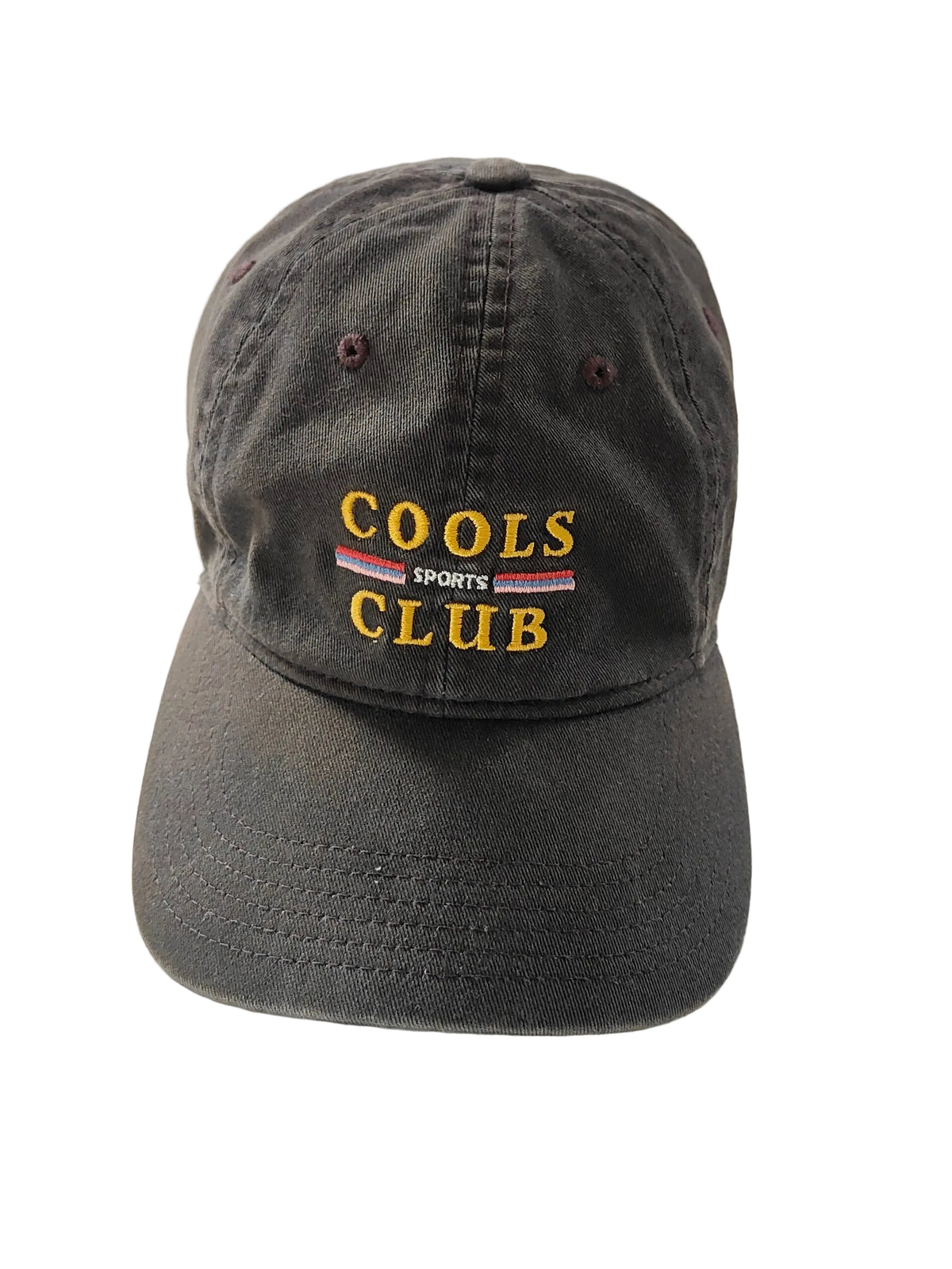 Barney Cools Sports Club Dad Cap — Washed Charcoal