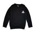 Palace Tri-Ferg Crew Sweatshirt — Black