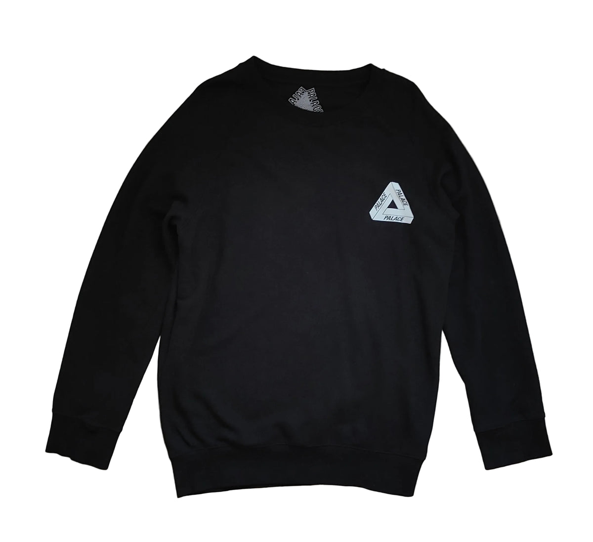 Palace Tri-Ferg Crew Sweatshirt — Black