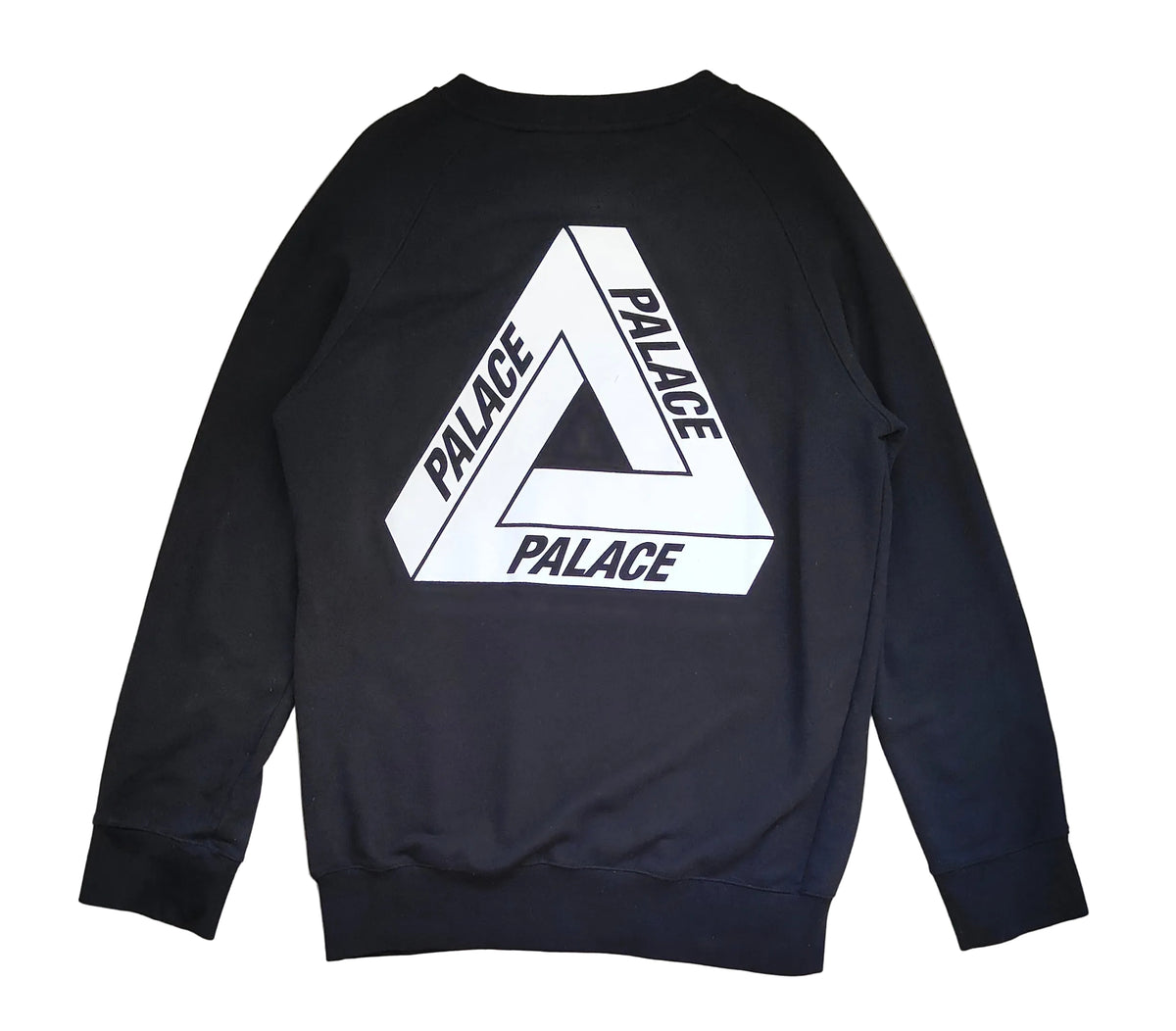 Palace Tri-Ferg Crew Sweatshirt — Black