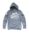 Superdry Vintage Logo Pullover Hoodie – Women's M – Grey Marl