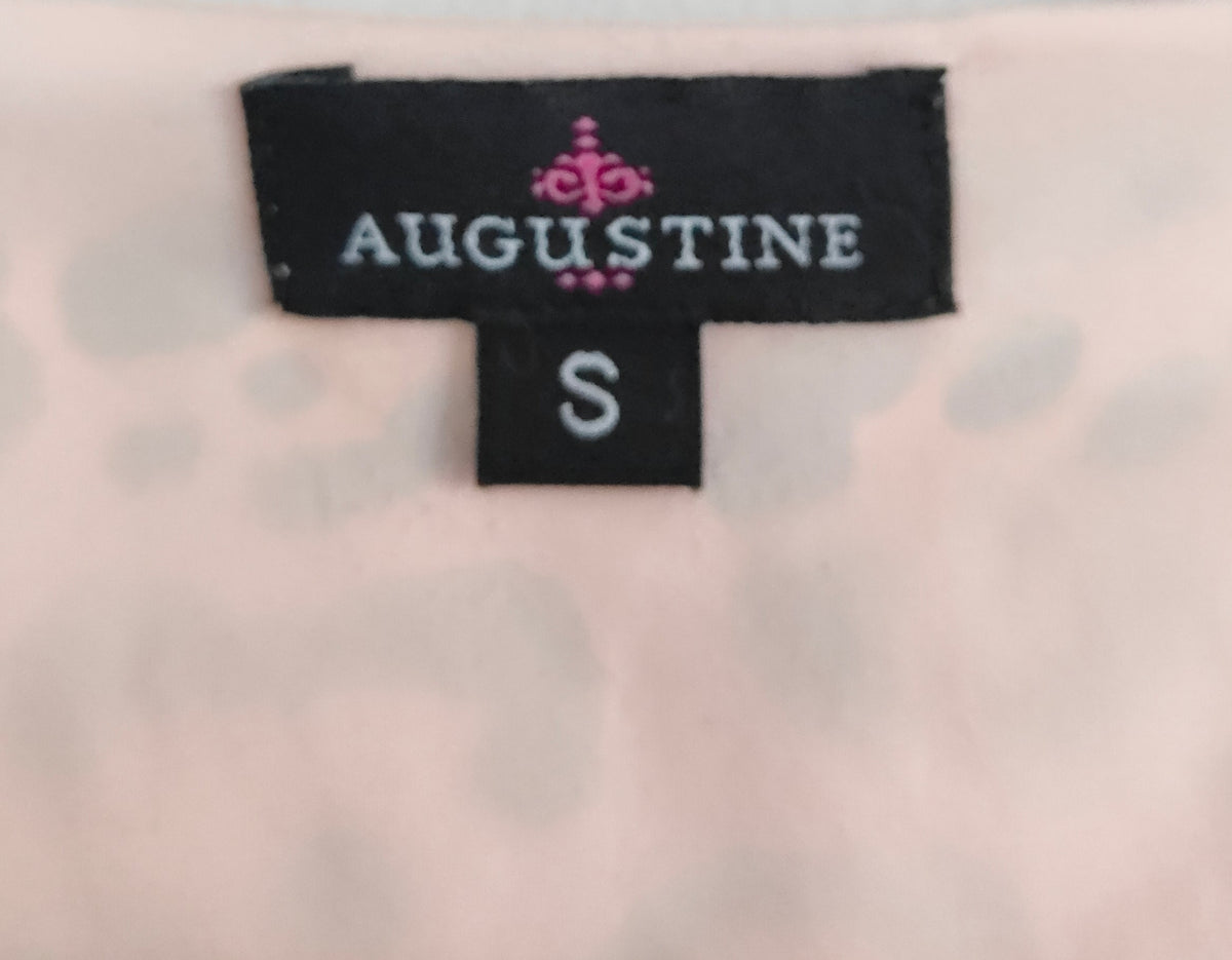 Augustine Leopard Print Ruffle Midi Dress – Size S