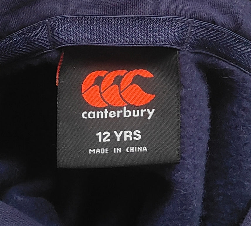 Canterbury of New Zealand Kids Navy Hoodie – Size 12
