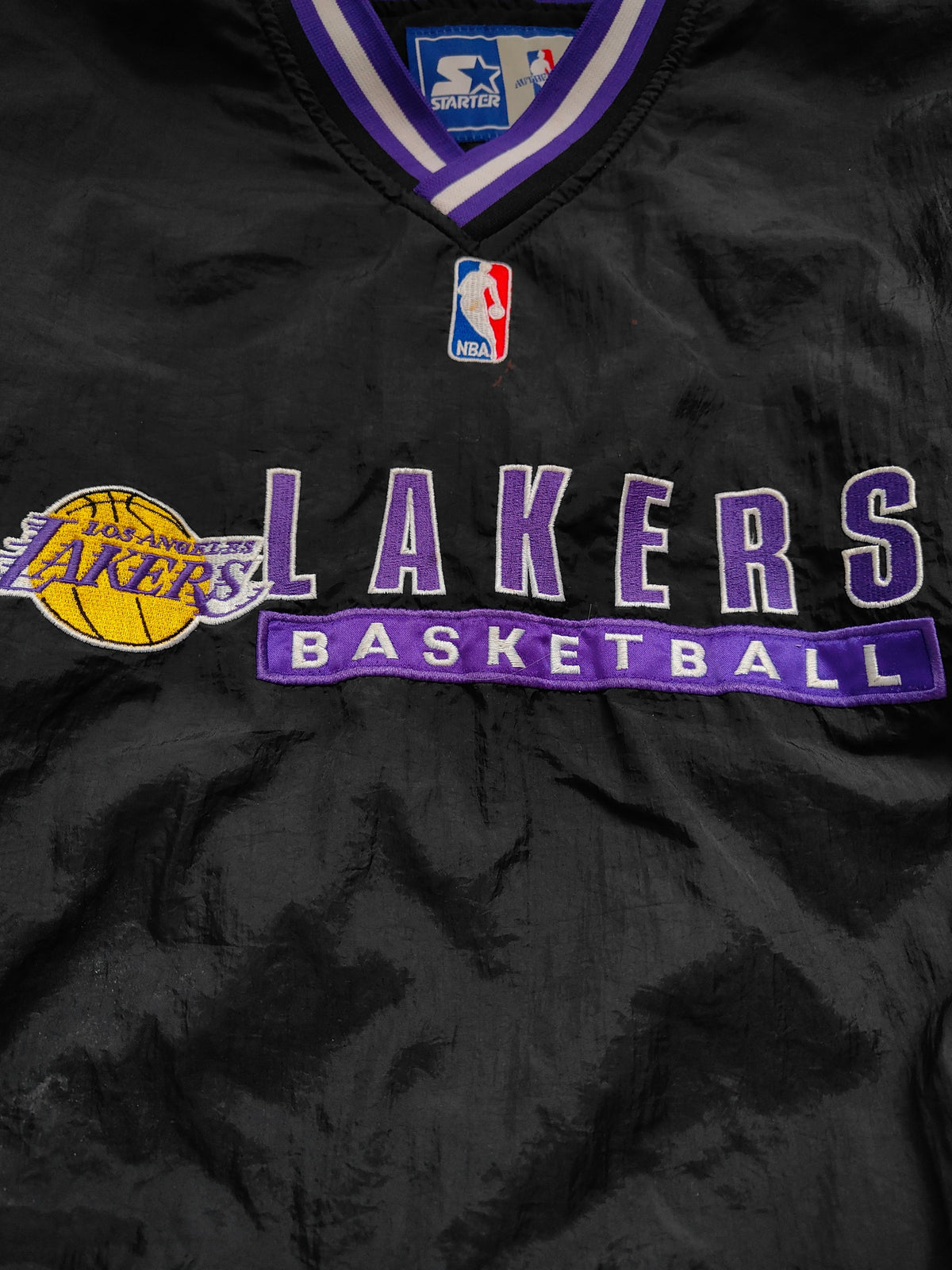 LA Lakers Vintage Starter Pullover Jacket – Youth L