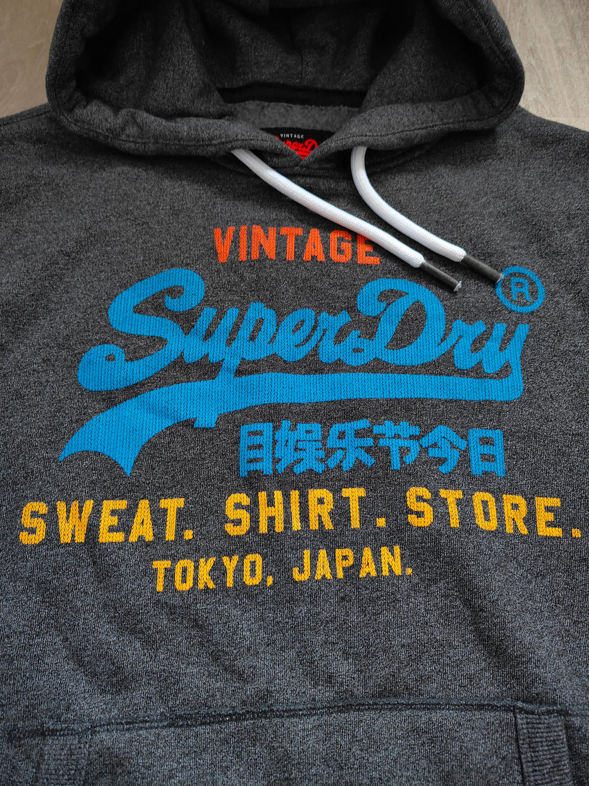 Superdry Vintage Sweat Shirt Store Hoodie – Men's XL
