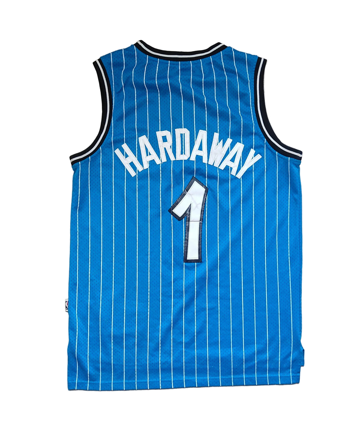 Vintage 1995 Nike Orlando Magic Penny Hardaway #1 NBA Jersey — Blue Pinstripe — XL