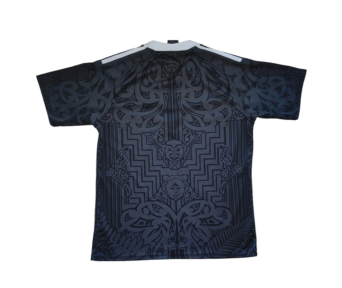 Adidas New Zealand Māori All Blacks 'Rau Tau' 100 Years Rugby Jersey — Men's M