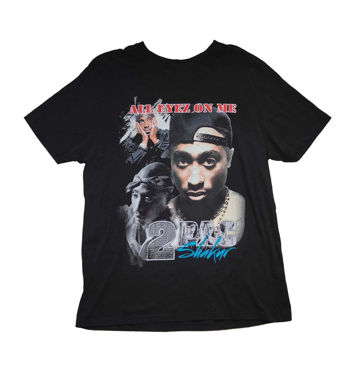 2Pac All Eyez On Me Graphic Tee — Size L