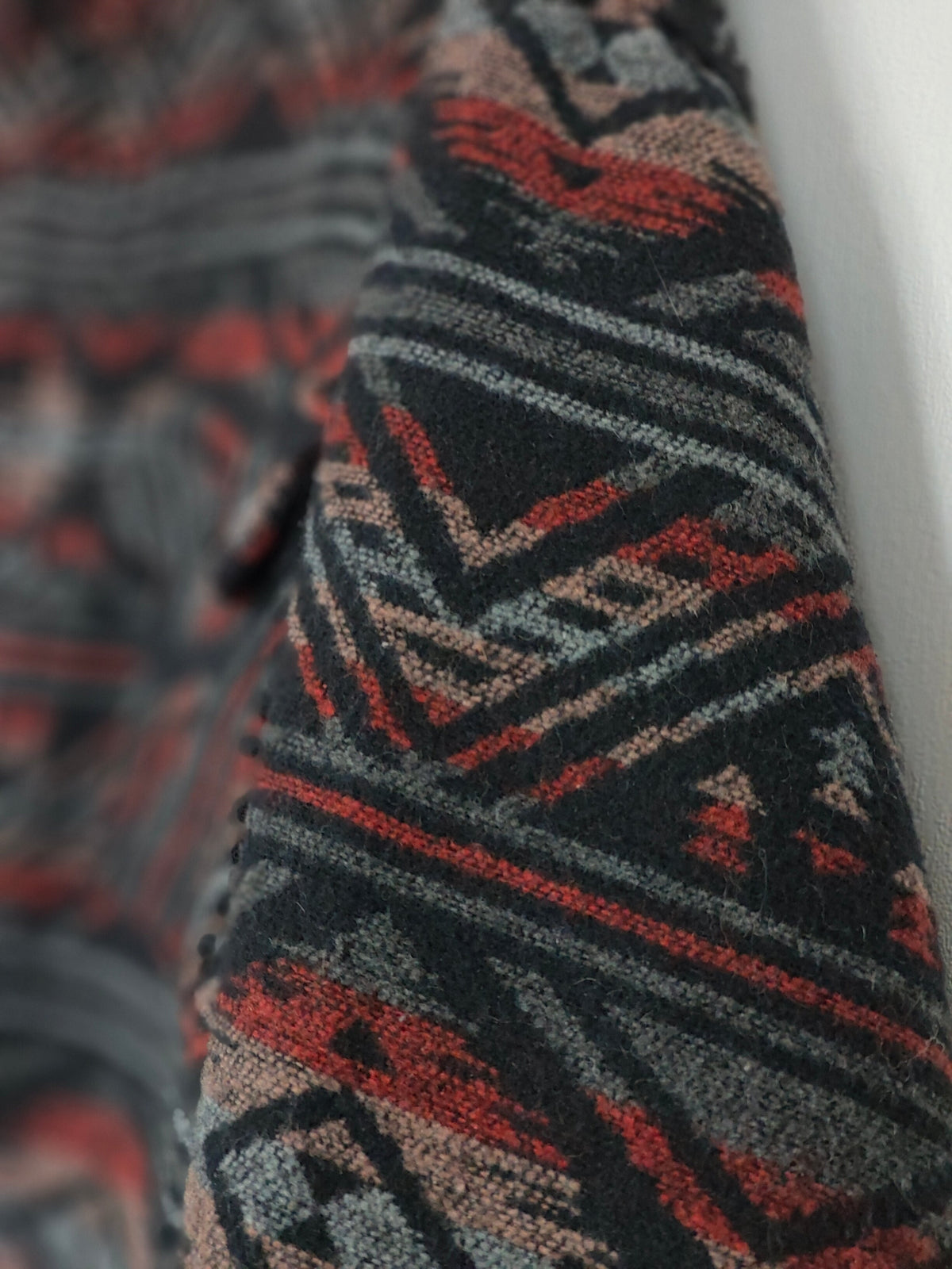 JACHS New York Sherpa-Lined Aztec Shirt Jacket — XXL