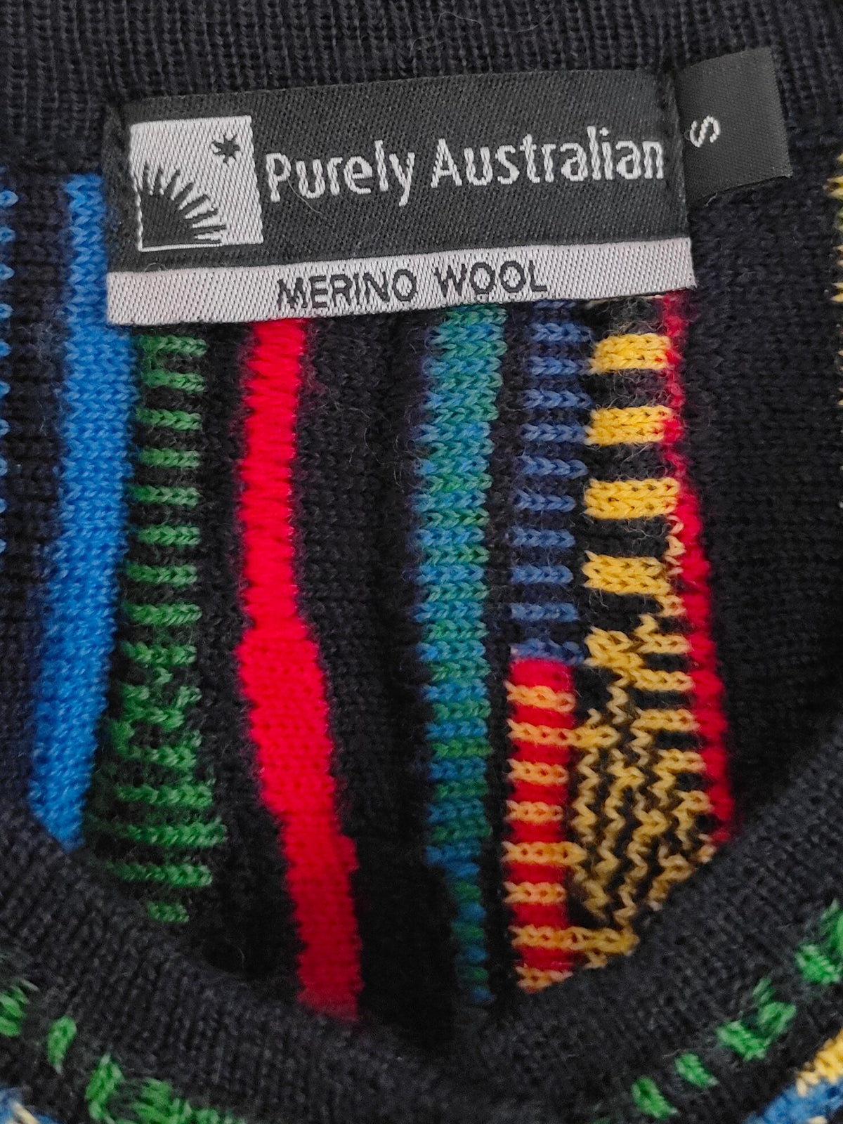Purely Australian Merino Wool 3D Knit Cardigan – Size S