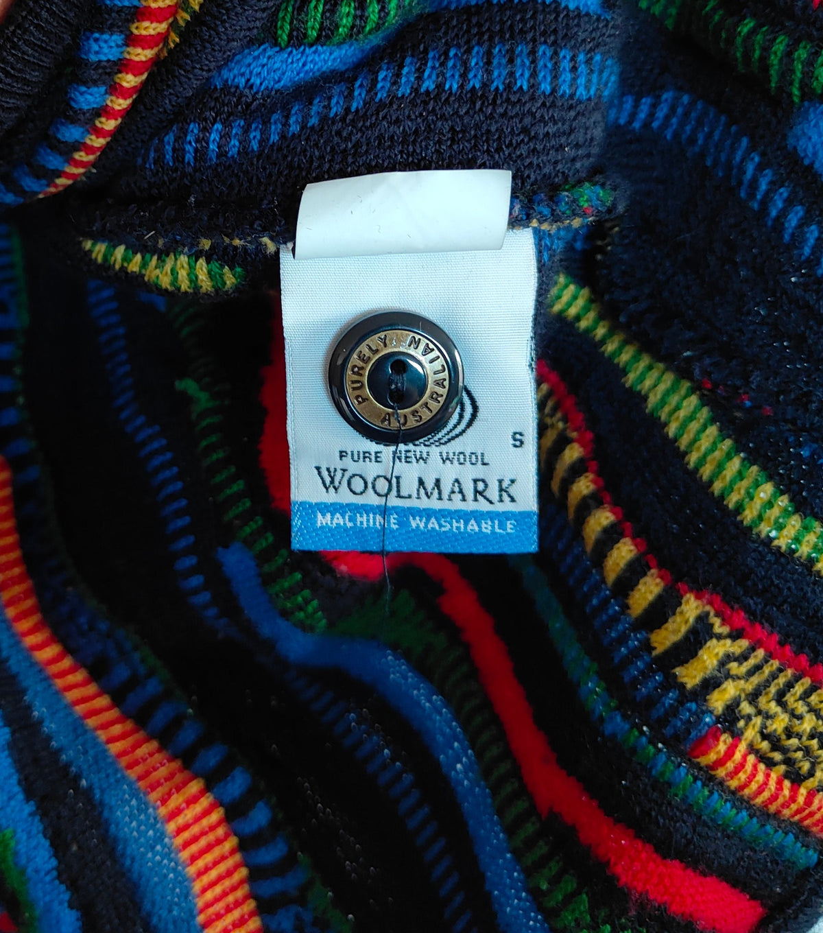 Purely Australian Merino Wool 3D Knit Cardigan – Size S