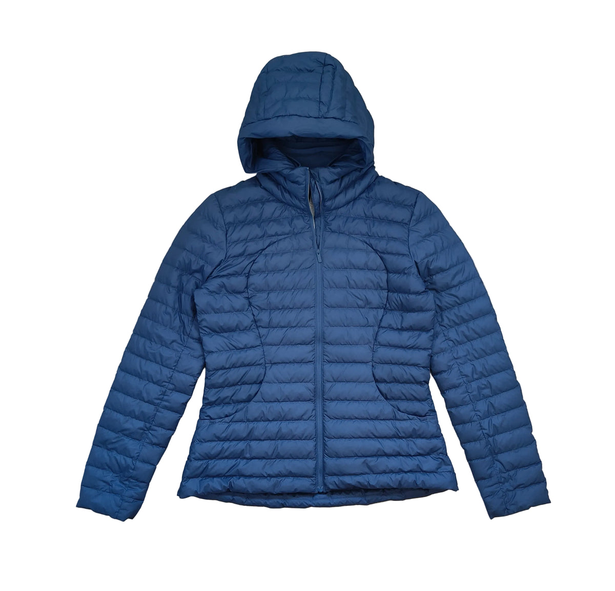 Lululemon Down Puffer Jacket with Removable Hood — Navy, Size 10 ( NZ 14 )