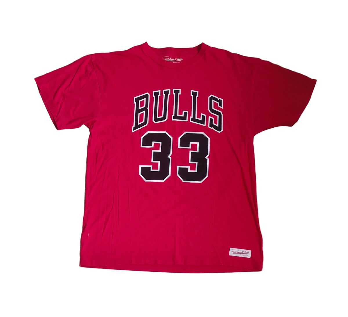Mitchell & Ness Chicago Bulls Scottie Pippen #33 Tee – Men's XL