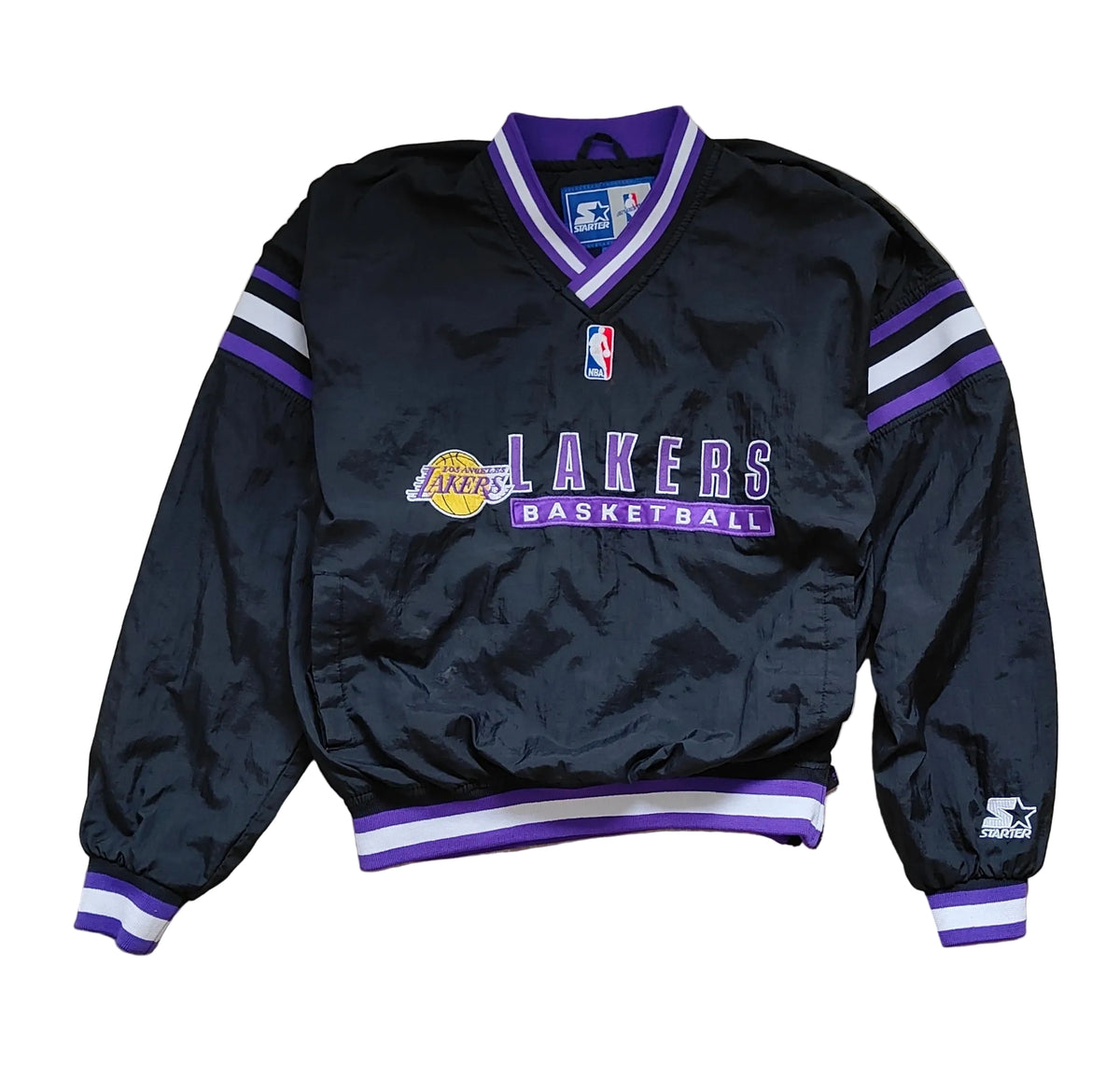 LA Lakers Vintage Starter Pullover Jacket – Youth L